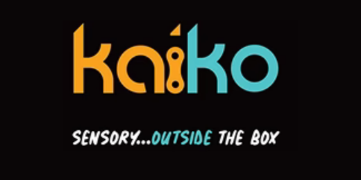 Kaiko logo with slogan "sensory out the box"